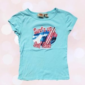 SOLD Surfer girl Baby tee vintage 1990s 2000s y2k